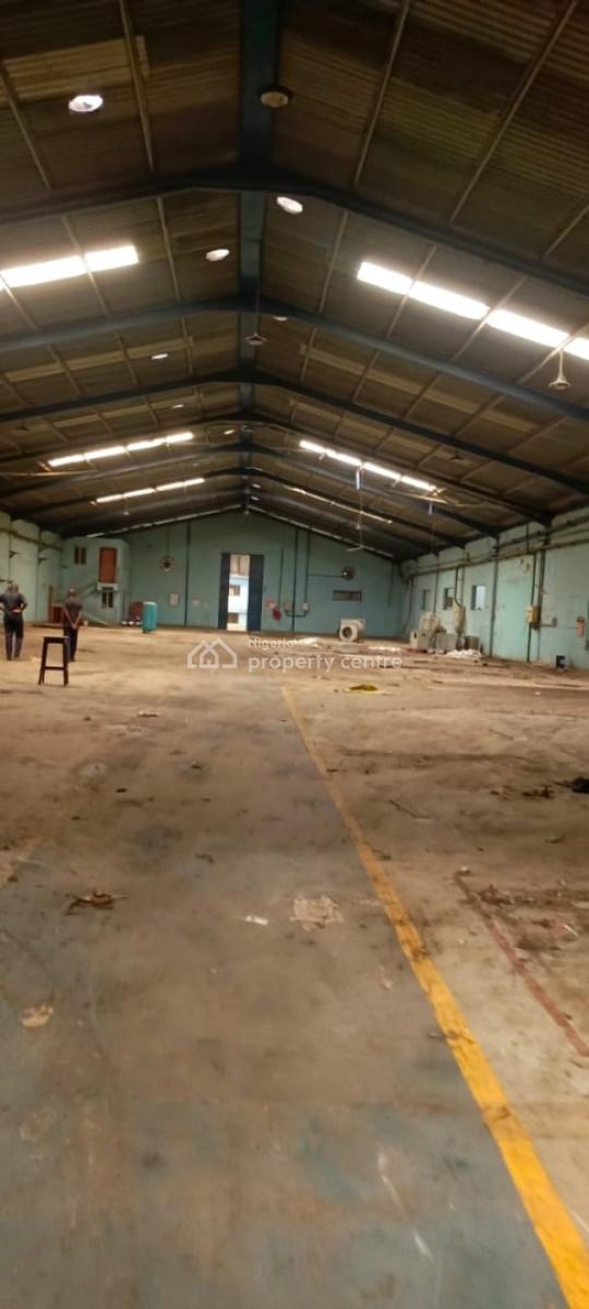 Big Industrial Warehouses on (8,000sqm) + Admin Office, @ Moshalashi Kola B/stop, Directly Along Lagos/abeokuta Expres, Lagos, Alagbado, Ifako-ijaiye, Lagos, Warehouse for Sale
