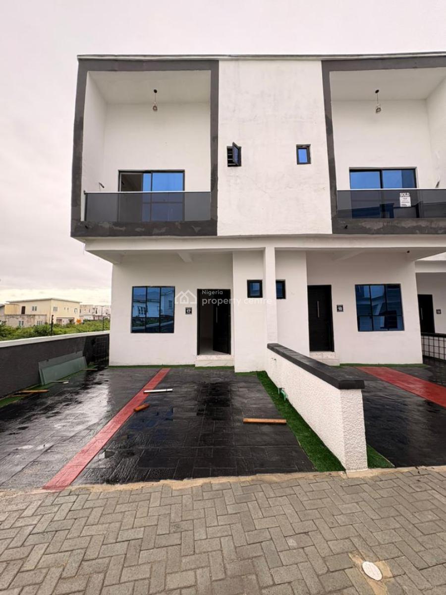 Luxurious Spacious Brand New 3 Bedroom Semi Detached Duplex with Bq, Ajar Abraham Adesoya, Lekki, Lagos, Terraced Duplex for Rent