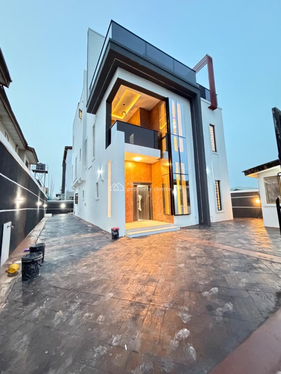 Luxury 5 Bedrooms Fully Detached - Duplex House + Bq & Swimming Pool, Gra Phase 1, Magodo, Lagos, Detached Duplex for Sale