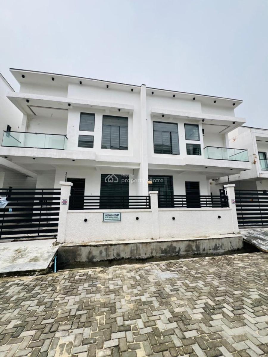 4 Bedroom Semi Detached Duplex with Bq, Ajah, Lagos, Semi-detached Duplex for Rent