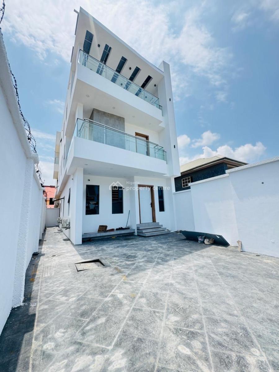 Newly Built Four Bedroom Semi Detached House with Bq, Lekki Phase 1, Lekki, Lagos, Semi-detached Duplex for Rent