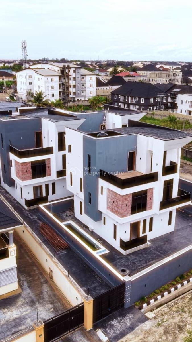 Fully Automated 4 Bedrooms Fully Detached Smart Home with Bq & Pool, Peninsula Gardens Estate, Lekki, Lagos, Detached Duplex for Sale