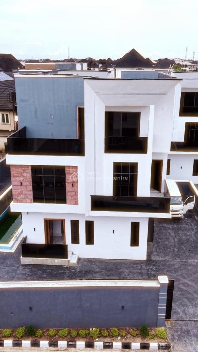 Fully Automated 4 Bedrooms Fully Detached Smart Home with Bq & Pool, Peninsula Gardens Estate, Lekki, Lagos, Detached Duplex for Sale