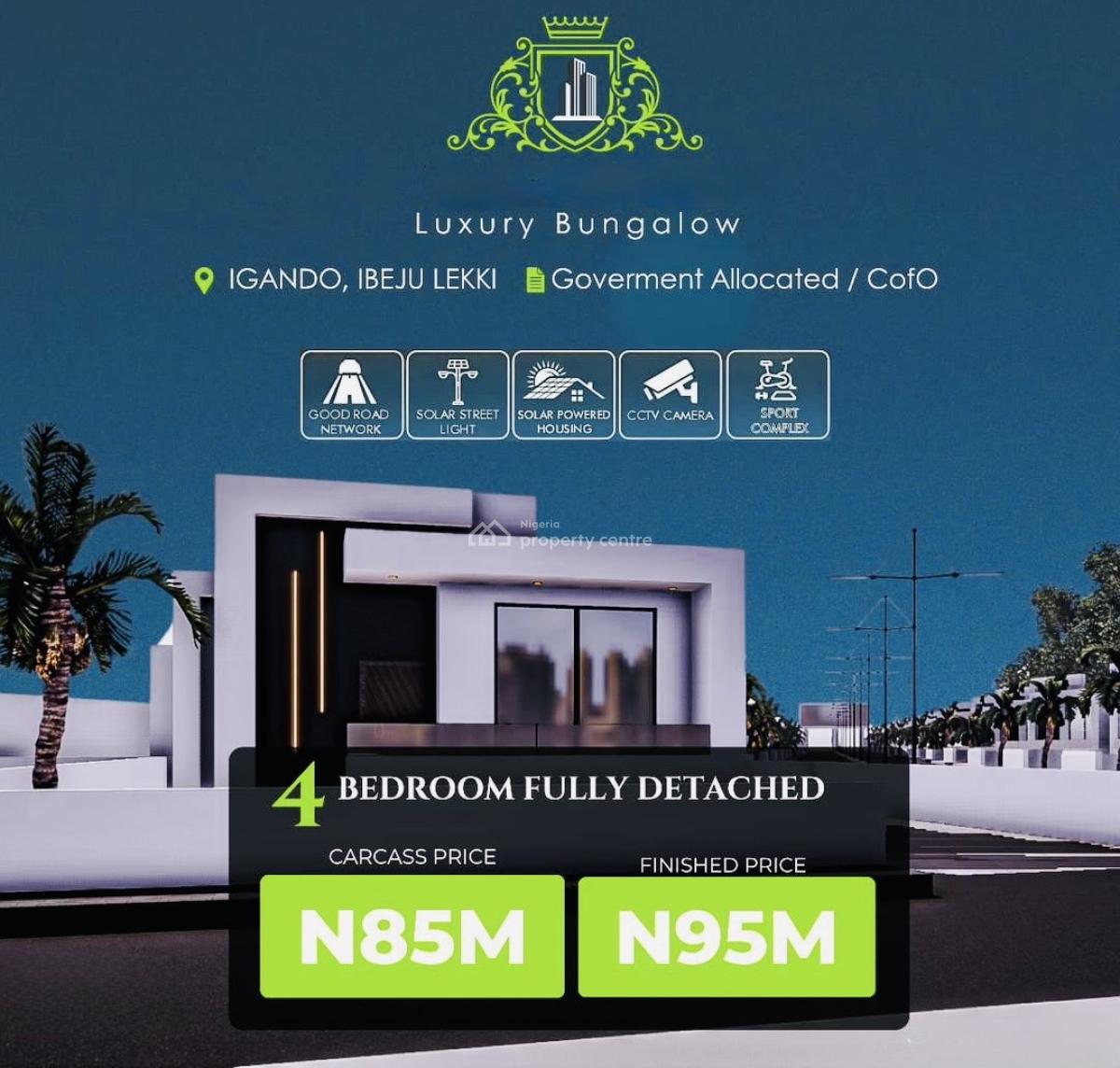Bungalow, Igando Ibeju-lekki, Lekki, Lagos, Detached Bungalow for Sale