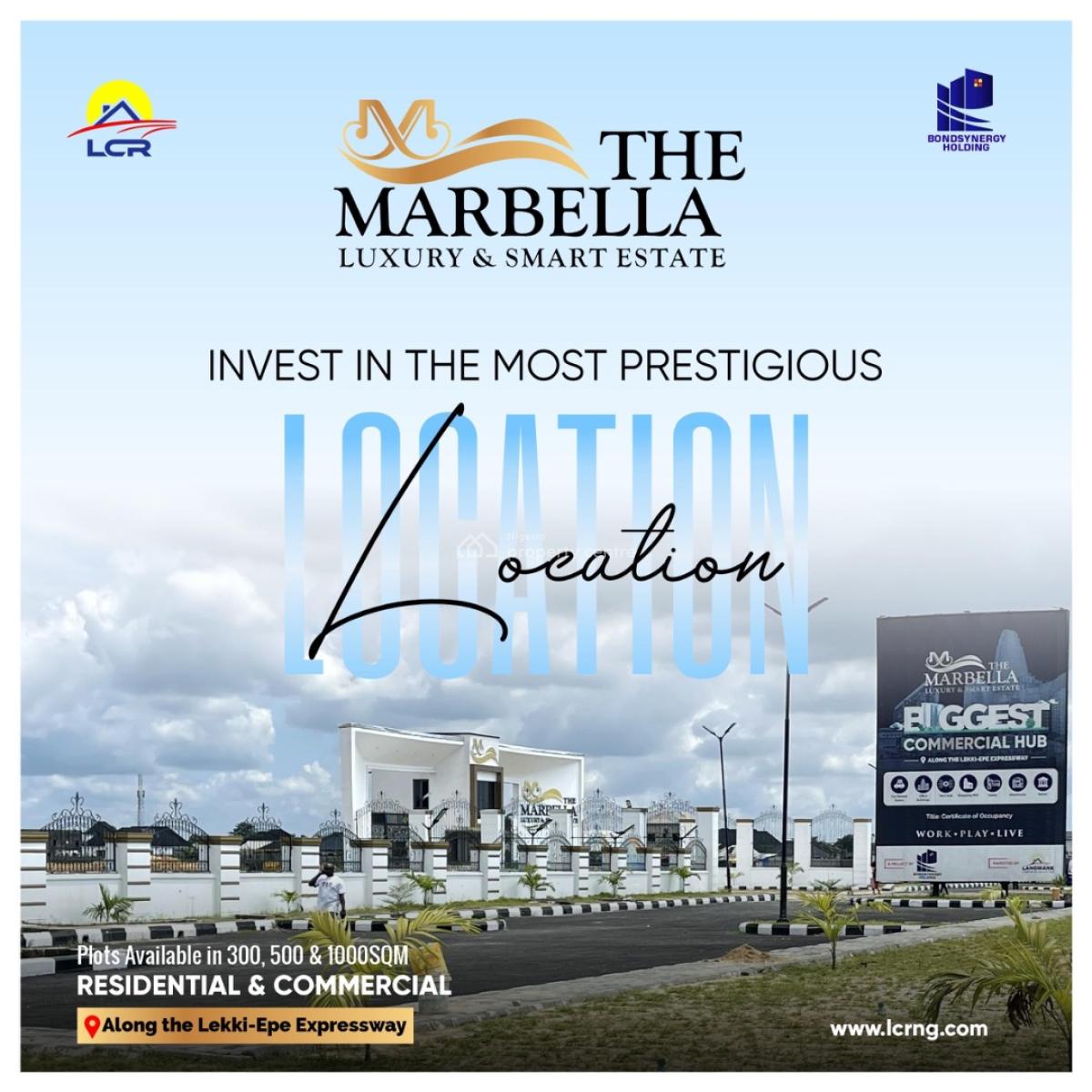 Where Prestige, Profit & Prime Living, Marbella Luxury & Smart Estate, Directly Facing Lekki - Epe Expressway, Ibeju Lekki, Lagos, Mixed-use Land for Sale