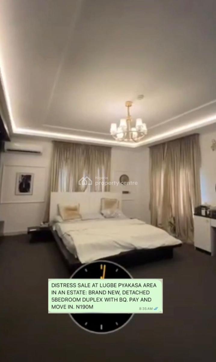 Distress: a Brand New, Fully Detached 5-bedroom Duplex + Bq., Close to *lugbe Shoprite,(novare Gateway Mall)., Pyakasa, Lugbe District, Abuja, Detached Duplex for Sale