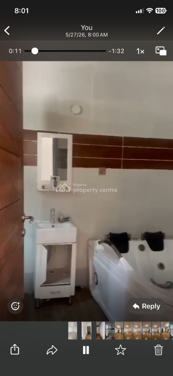Spacious Masters Bedroom with Balcony *video Available*, Chevyview Estate, Chevron Drive, Lekki, Lagos, Lekki, Lagos, Self Contain (single Rooms) for Rent