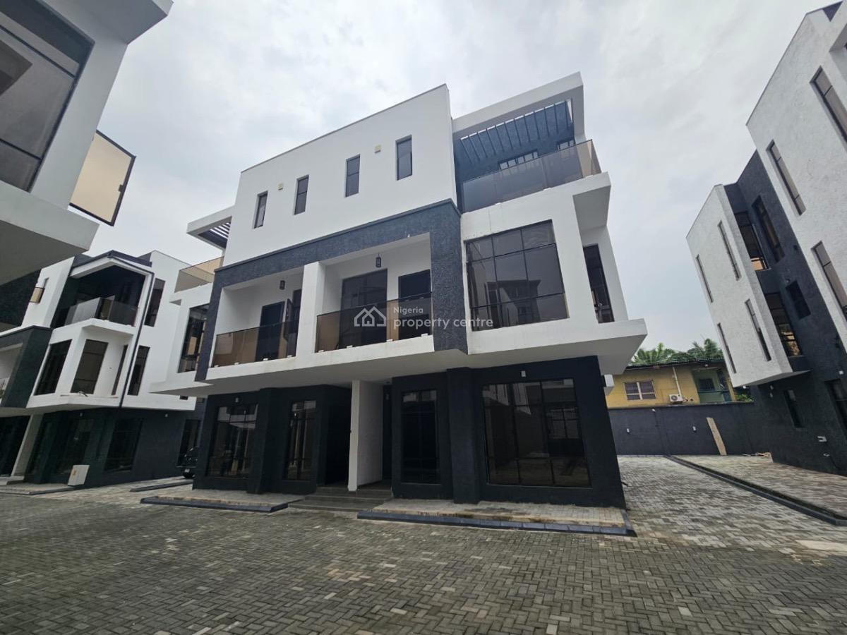 Luxury 4 Bedroom Serviced Terrace Duplex in a Mini Estate, Off Ahmadu Bello Way, Victoria Island (vi), Lagos, Semi-detached Duplex for Sale