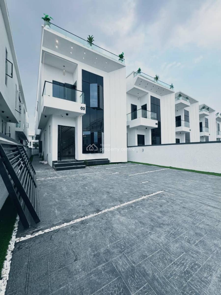 Lovely 5 Bedroom Duplex with Swimming Pool & Bq, Chevron, Hampton Lake Estate, Lekki, Lagos, Detached Duplex for Sale