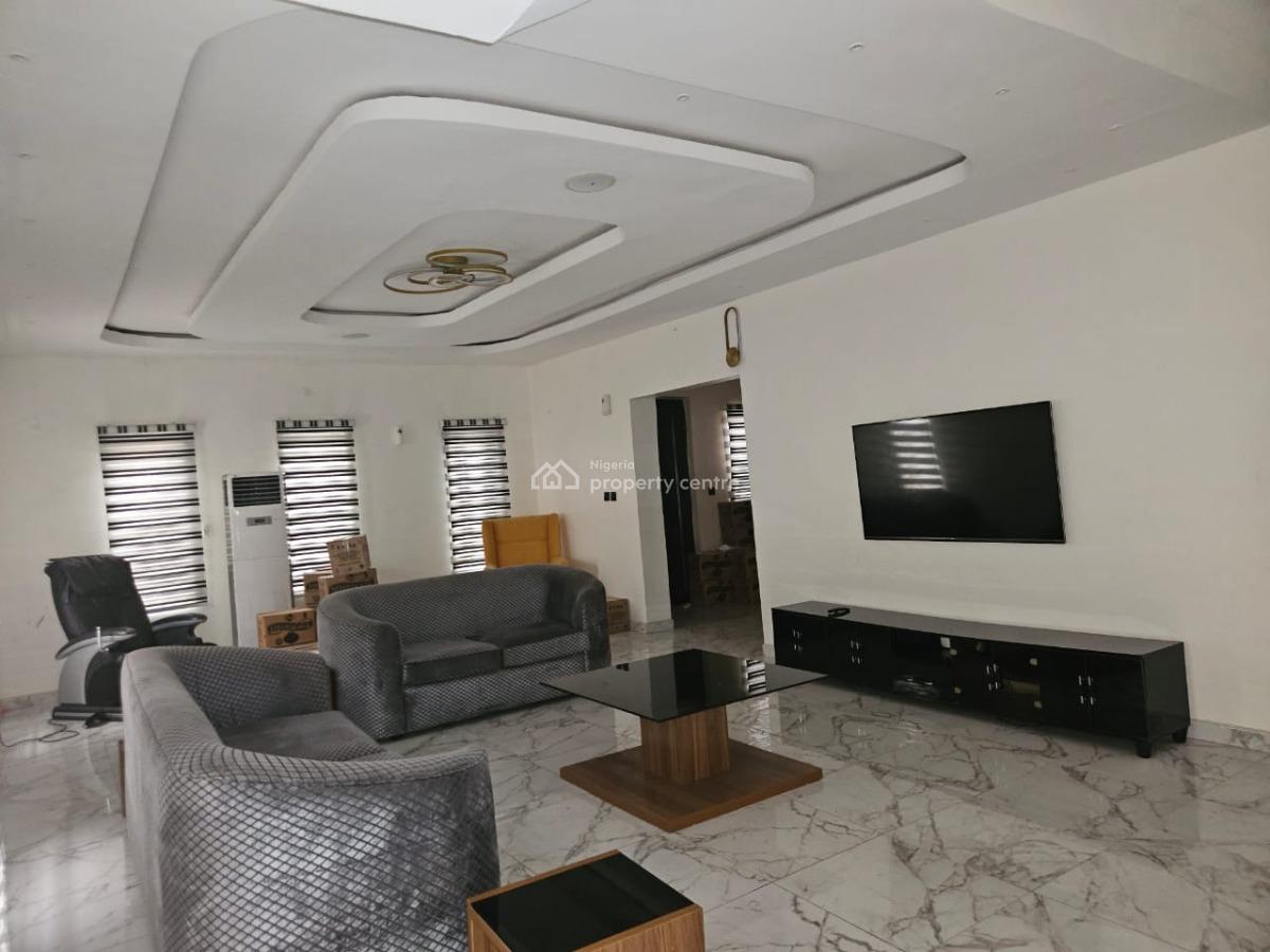 a Partly Furnished 4bedroom Fully Detached House at Gbagada, Gbagada Lagos, Gbagada, Lagos, Detached Duplex for Rent