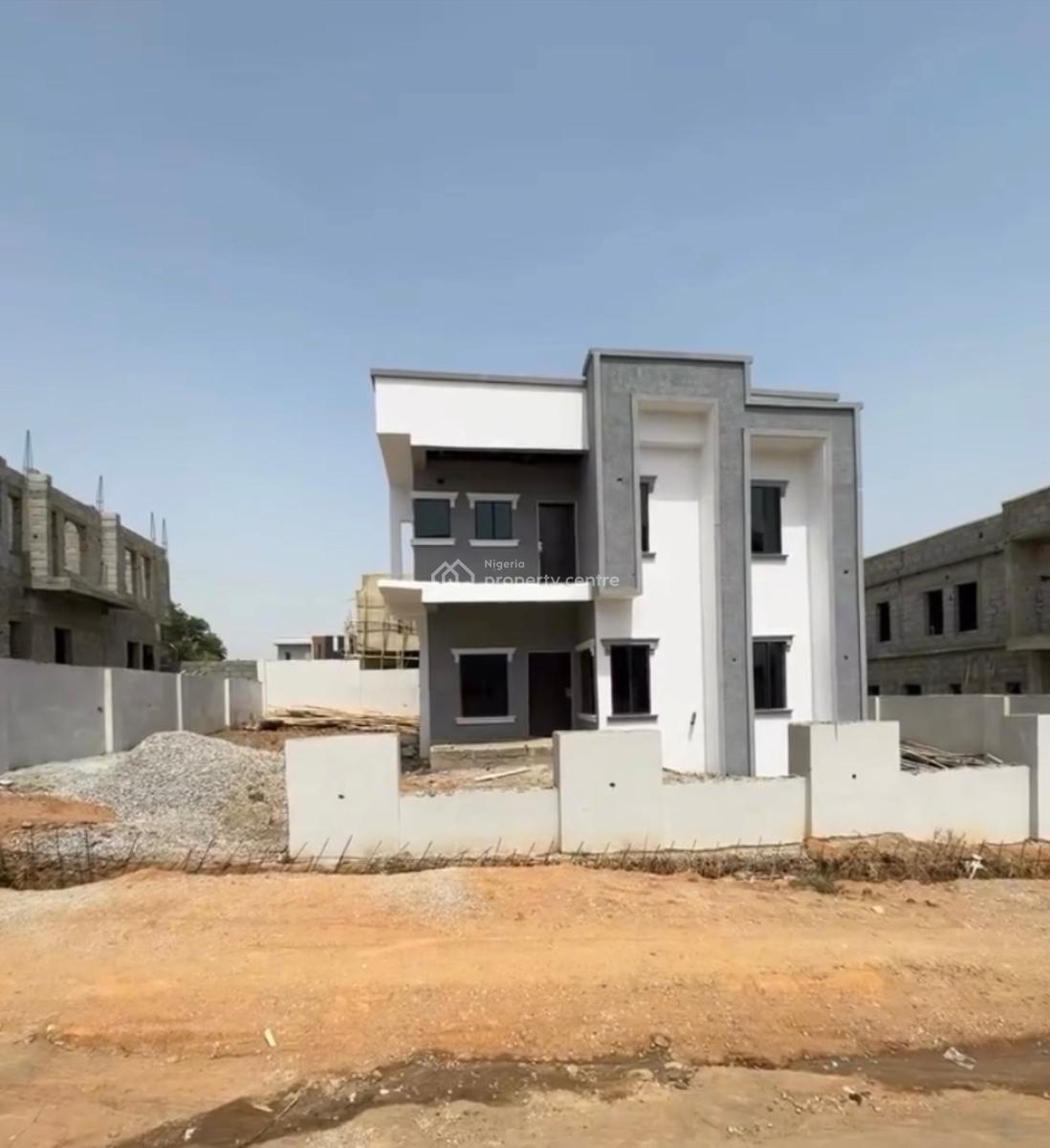 Luxury 5bedroom Fully Detached Duplex, Semi-finished, in an Estate, Karsana, Abuja, Detached Duplex for Sale
