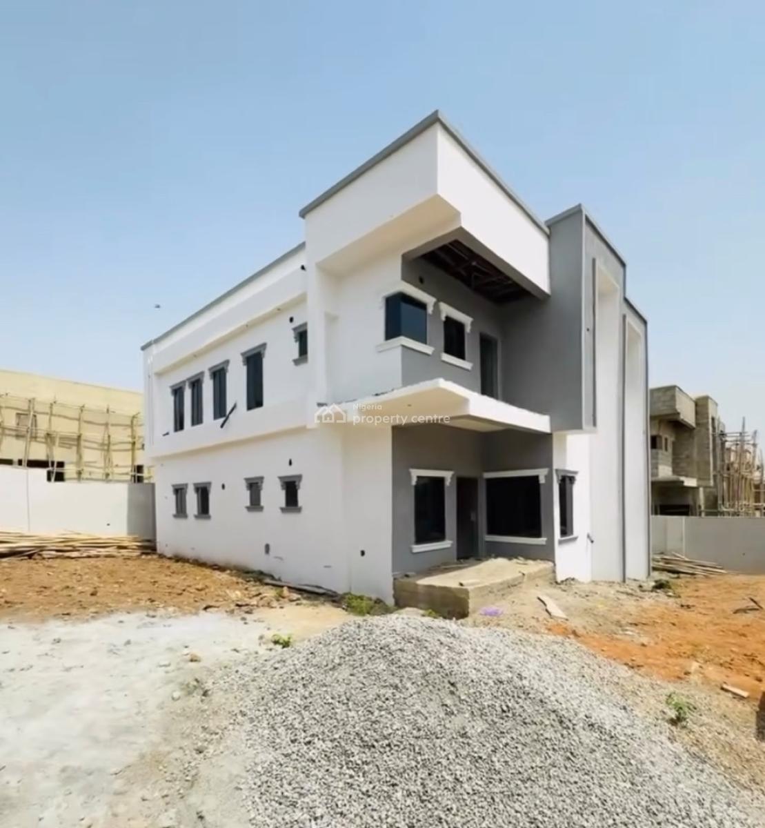 Luxury 5bedroom Fully Detached Duplex, Semi-finished, in an Estate, Karsana, Abuja, Detached Duplex for Sale