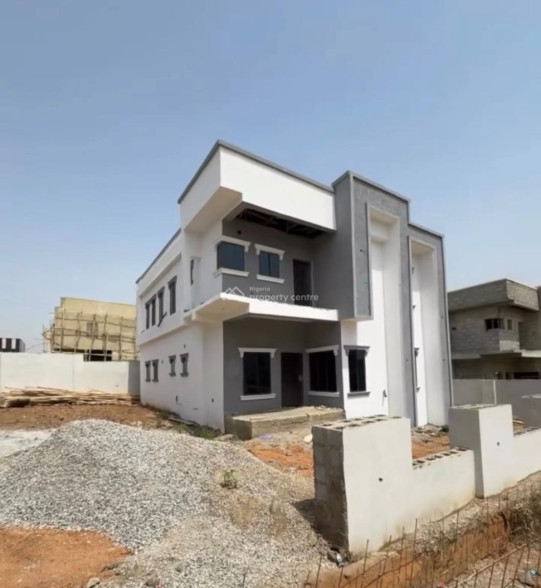 Luxury 5bedroom Fully Detached Duplex, Semi-finished, in an Estate, Karsana, Abuja, Detached Duplex for Sale
