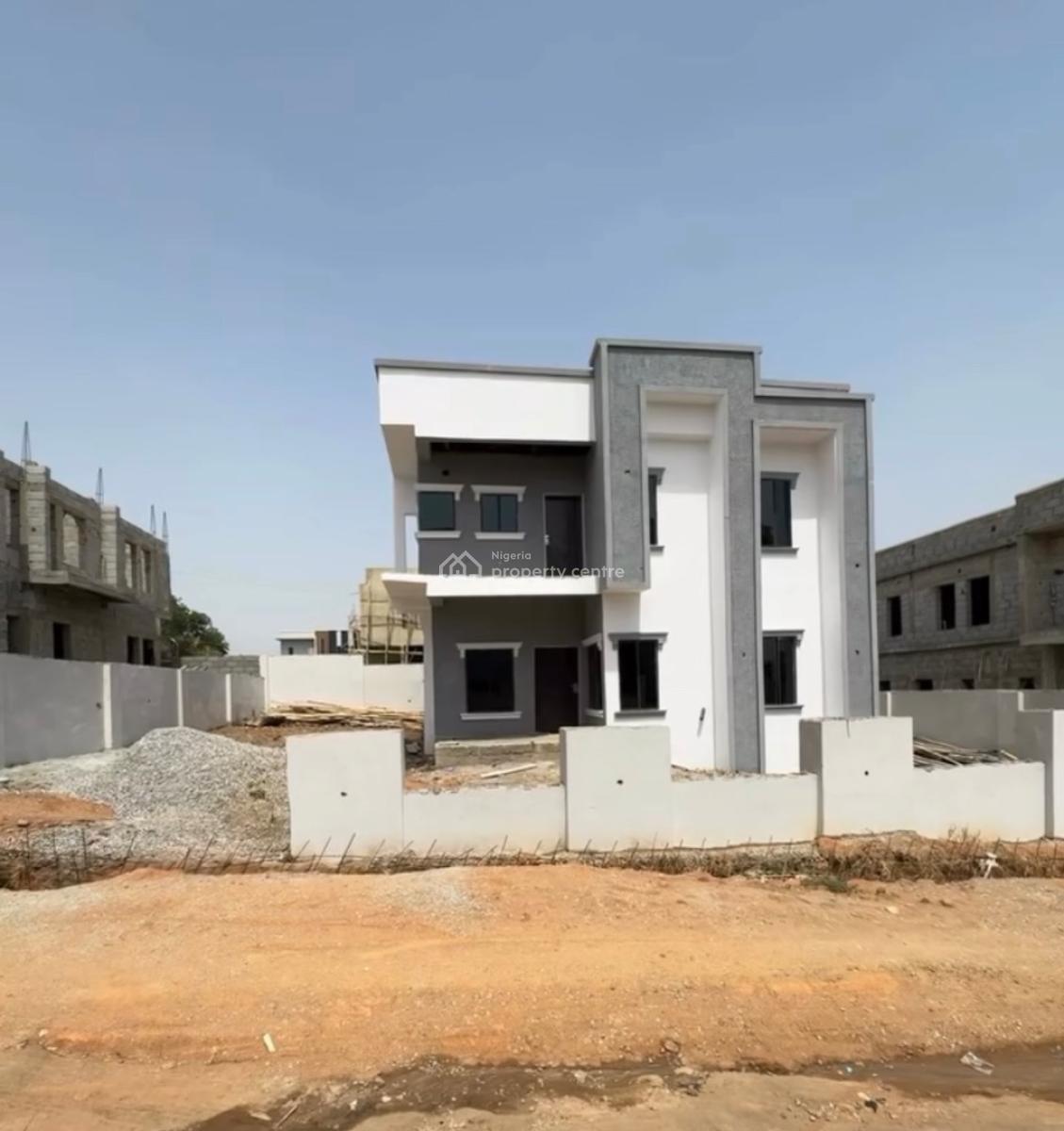 Luxury 5bedroom Fully Detached Duplex, Semi-finished, in an Estate, Karsana, Abuja, Detached Duplex for Sale