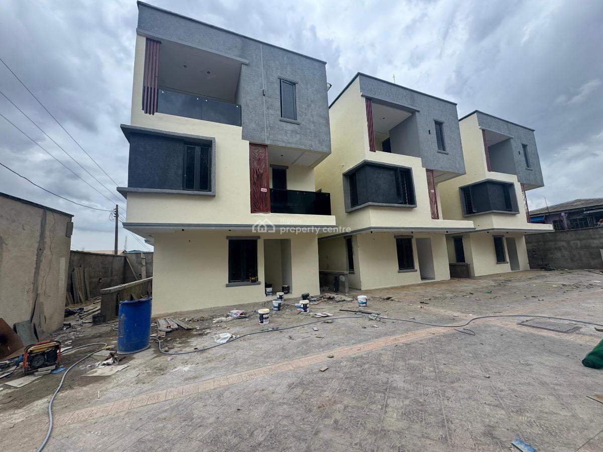 Newly Built 4 Bedroom Detached House, Adjacent Dideolu Estate, Ogba, Ikeja, Lagos, Detached Duplex for Sale