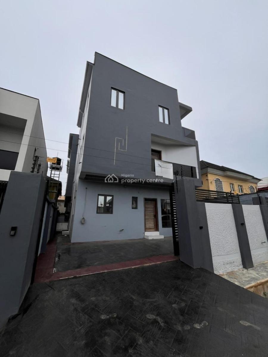 Deluxe 4 Bedroom Semi Detached Triplex with a Bq, Wemco, Ikeja, Lagos, Semi-detached Duplex for Sale