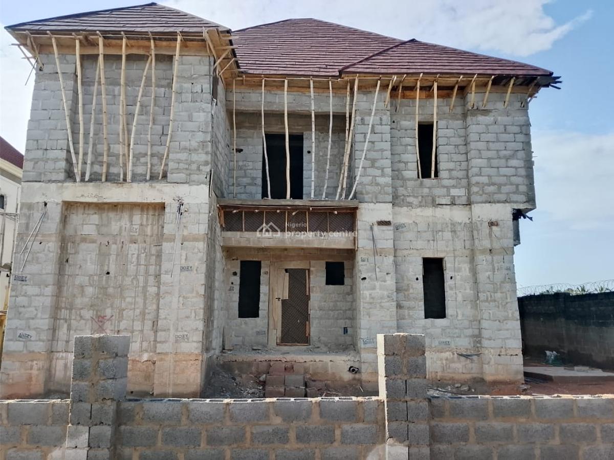 6 Bedroom Fully Detached Duplex Carcass, Along Lokogoma Expressway, Lokogoma District, Abuja, Detached Duplex for Sale