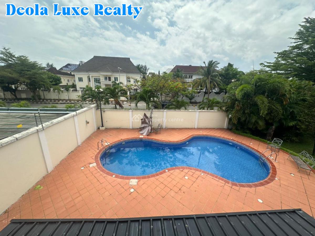a Tastefully Finished 4-bedroom Terrace Duplex with a Bq & Study Room, Banana Island, Ikoyi, Lagos, Terraced Duplex for Rent