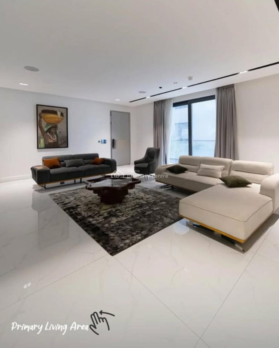 Furnished Luxury 4 Bedroom Apartment with 2 Rooms Bq in an Estate, Glover Road, Ikoyi, Lagos, Flat / Apartment for Rent