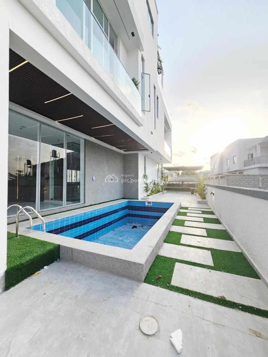 Brand New Luxury 5 Bedroom Duplex with Bq, Swimming Pool, Gym, Cinema, in a Secured Estate in Osapa London Lekki Lagos, Osapa, Lekki, Lagos, Detached Duplex for Sale