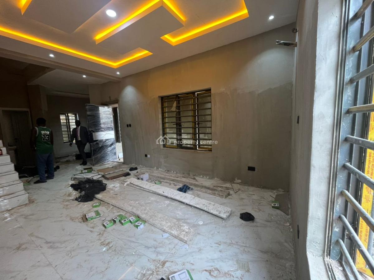 Newly Built 3 Units of  4-bedroom Terrace House with a Study with Car, Morgan Estate, Ojodu, Lagos., Ojodu, Lagos, Flat / Apartment for Sale