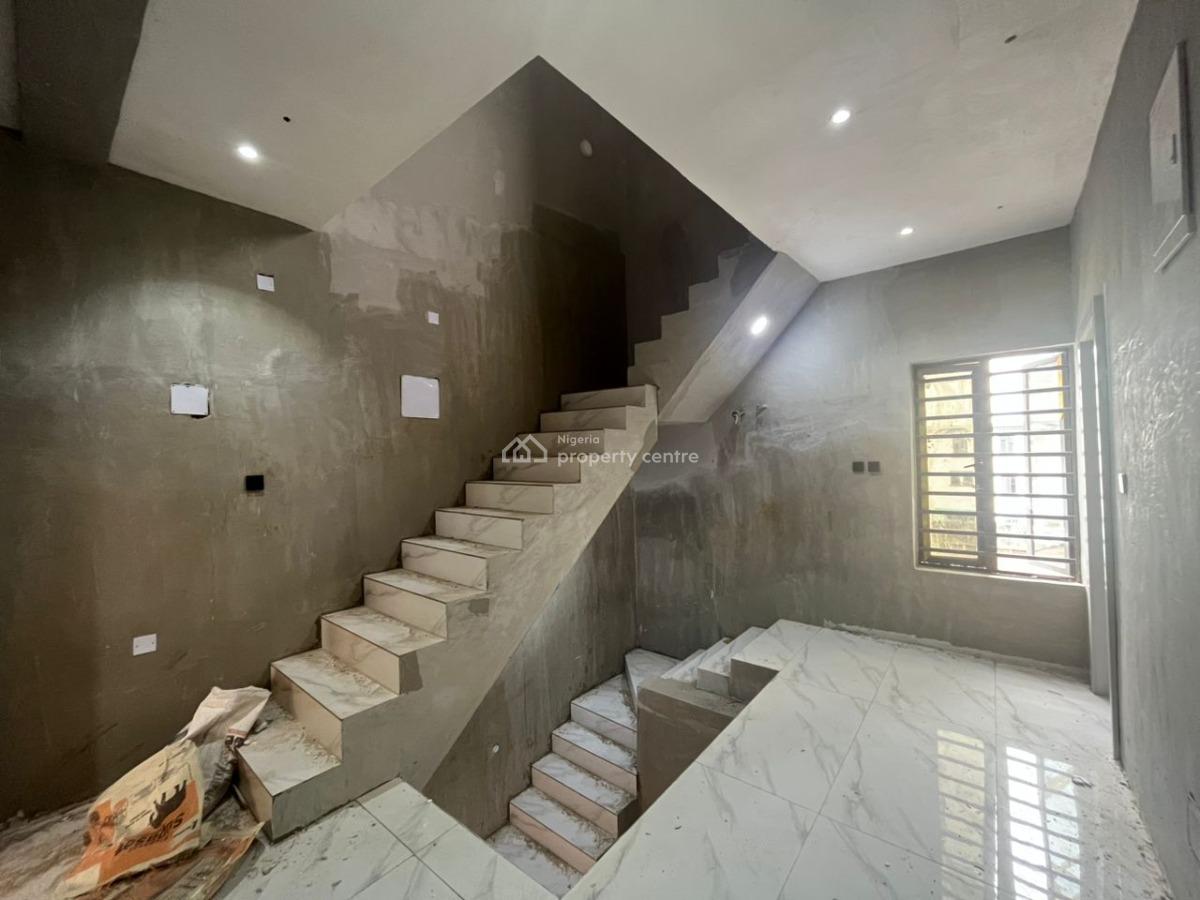 Newly Built 3 Units of  4-bedroom Terrace House with a Study with Car, Morgan Estate, Ojodu, Lagos., Ojodu, Lagos, Flat / Apartment for Sale