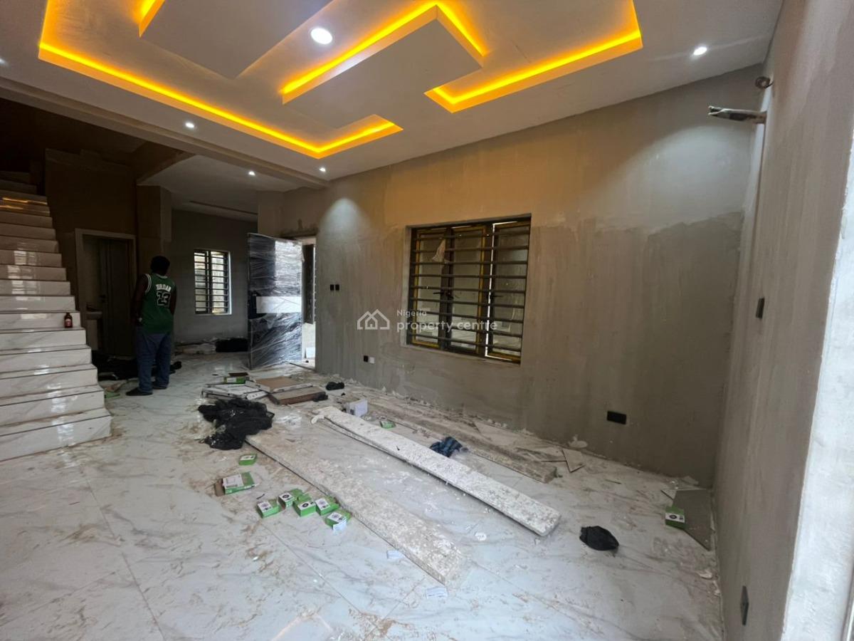 Newly Built 3 Units of  4-bedroom Terrace House with a Study with Car, Morgan Estate, Ojodu, Lagos., Ojodu, Lagos, Flat / Apartment for Sale