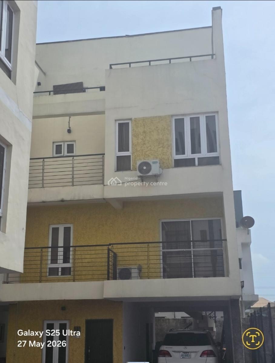 4 Bedrooms Terraced Duplex with Bq, Brand New, Off Freedom Way, Lekki Phase 1, Lekki, Lagos, Terraced Duplex for Sale