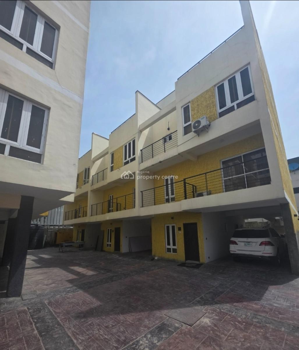 4 Bedrooms Terraced Duplex with Bq, Brand New, Off Freedom Way, Lekki Phase 1, Lekki, Lagos, Terraced Duplex for Sale