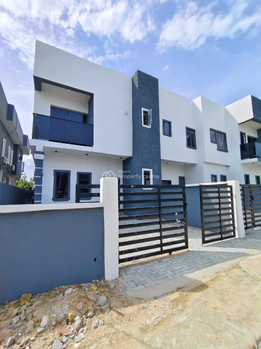 Brand New 4 Bedroom Duplex with Bq, Off Coaster Road Ajah, Ajah, Lagos, Semi-detached Duplex for Rent