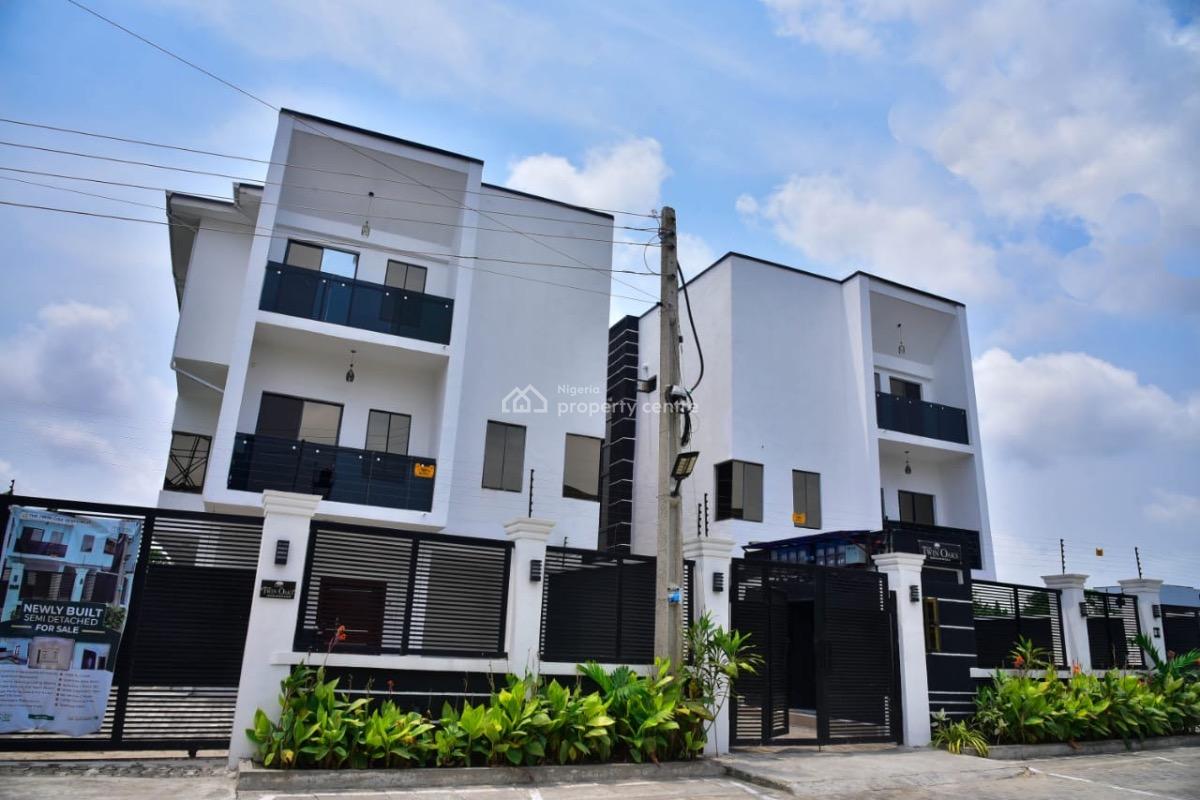 Luxury 3 Bedroom Terrace Duplex with Bq, Metro Estate, Lekki, Lagos, Terraced Duplex for Sale