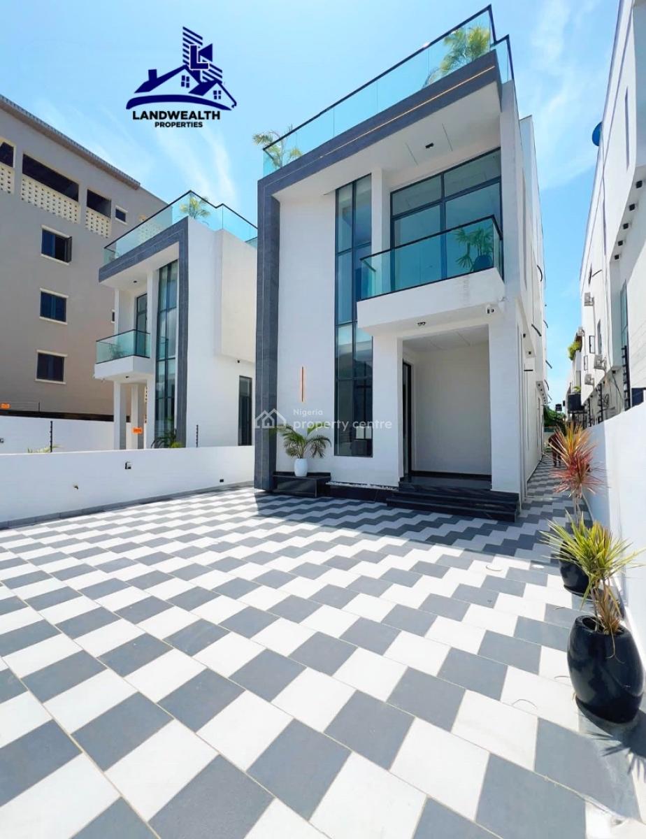 Luxury 5 Bedfully Detached with Pool, Gym, Cinema, Rooftop Terrace, Secure Estate, Osapa, Lekki, Lagos, Detached Duplex for Sale