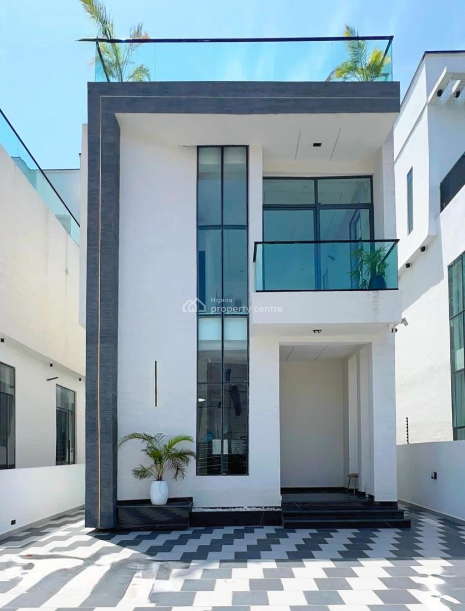 Luxury 5 Bedfully Detached with Pool, Gym, Cinema, Rooftop Terrace, Secure Estate, Osapa, Lekki, Lagos, Detached Duplex for Sale