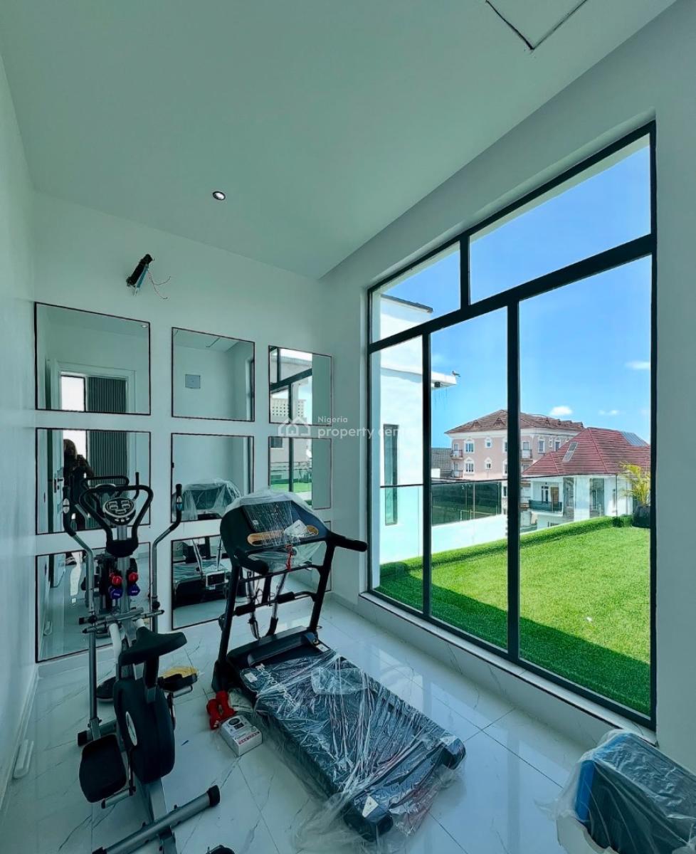 Luxury 5 Bedfully Detached with Pool, Gym, Cinema, Rooftop Terrace, Secure Estate, Osapa, Lekki, Lagos, Detached Duplex for Sale