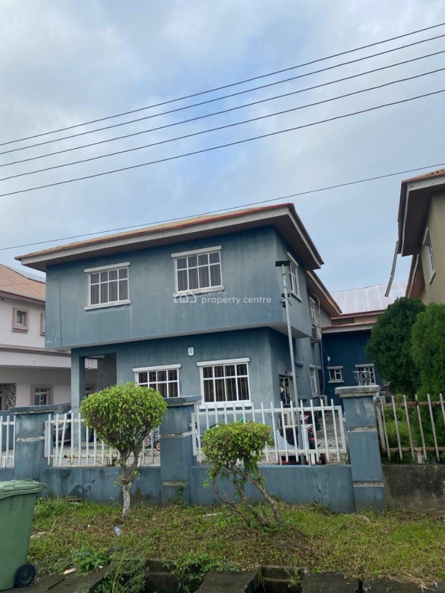 5 Bedroom Fully Detached Duplex with Bq  in Secured Estate, Crown Estate, Sangotedo, Ajah, Lagos, Detached Duplex for Sale