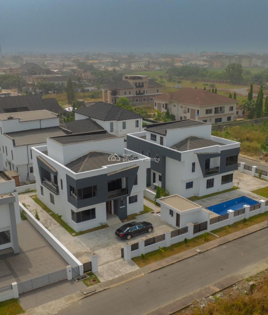4bedroom Detached Duplex with 2bq, Pool, 2 Parlour, Penthouse, Royal Garden Estate, Ajah, Lagos, Detached Duplex for Sale