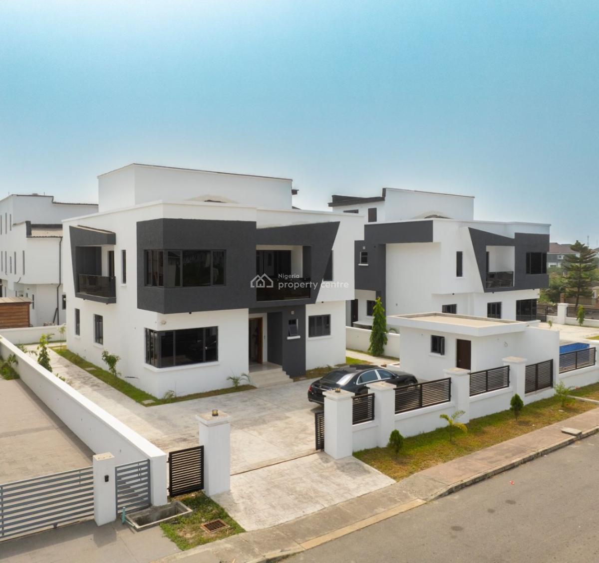 4bedroom Detached Duplex with 2bq, Pool, 2 Parlour, Penthouse, Royal Garden Estate, Ajah, Lagos, Detached Duplex for Sale