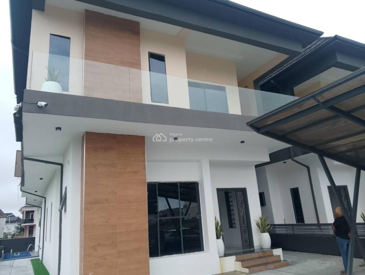 4bedroom  Detached Duplex with Pool, Pentfloor,bq, Peace Garden Estate, Sangotedo, Ajah, Lagos, Detached Duplex for Sale