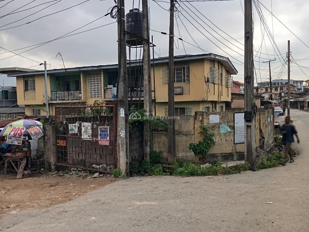 Block of 4units of 3bedroom Flat Plus Extral Half Plot Space, Off Agidi Road Alapere Ketu Lagos, Alapere, Ketu, Lagos, Block of Flats for Sale