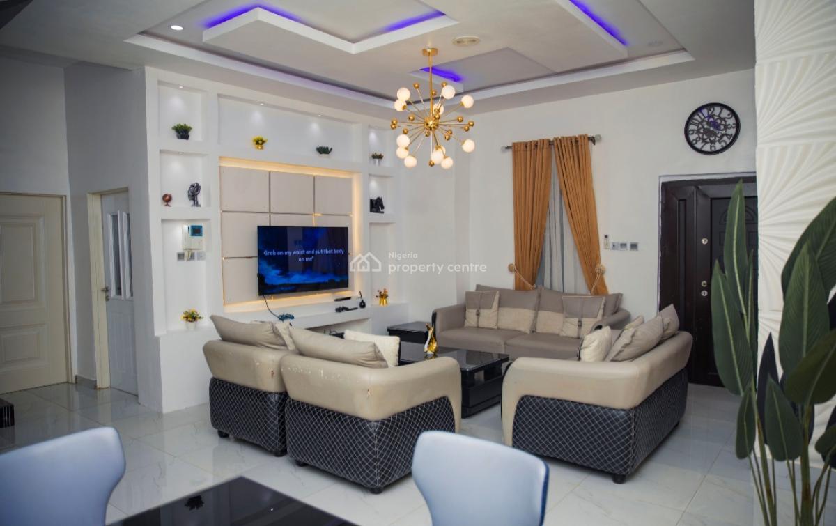 Furnished 4 Bedroom Semi Detached Duplex + Bq, 20kva Gen & Inverter, Chevron Alternative Route, Lekki, Lagos, Semi-detached Duplex for Rent