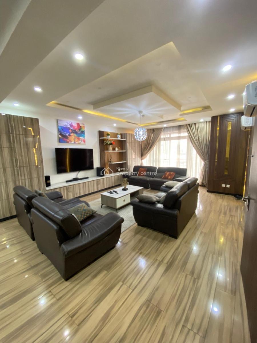 Luxury Furnished 3 Bedroom Service Apartment with Elevator, Bq & Pool, Oniru, Victoria Island (vi), Lagos, Flat / Apartment for Rent