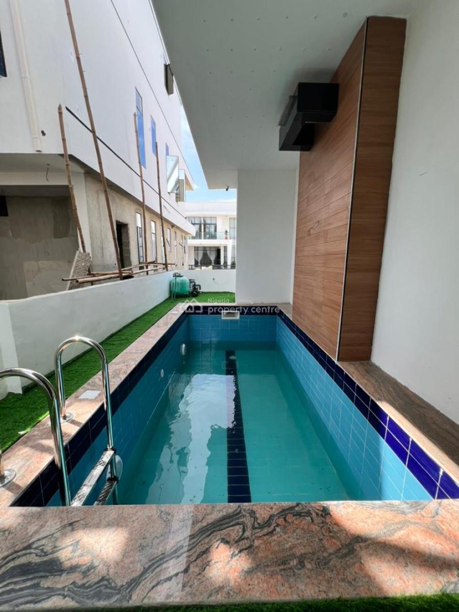 Spacious 5 Bedroom Detached with Pool, Home Automation & Bq in a Secur, Chevron, Automated, Flood Free, Custom Vanity, Lekki Phase 1, Lekki, Lagos, Detached Duplex for Sale