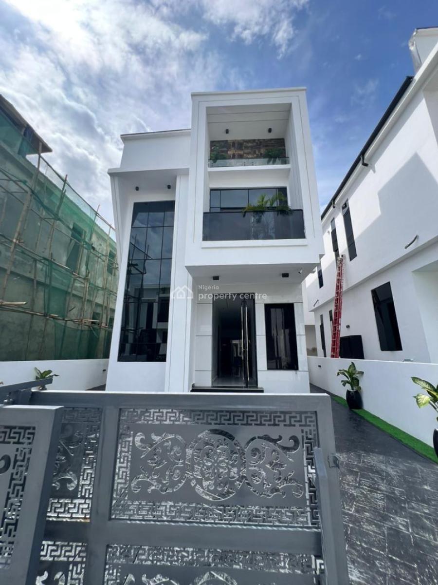 Spacious 5 Bedroom Detached with Pool, Home Automation & Bq in a Secur, Chevron, Automated, Flood Free, Custom Vanity, Lekki Phase 1, Lekki, Lagos, Detached Duplex for Sale