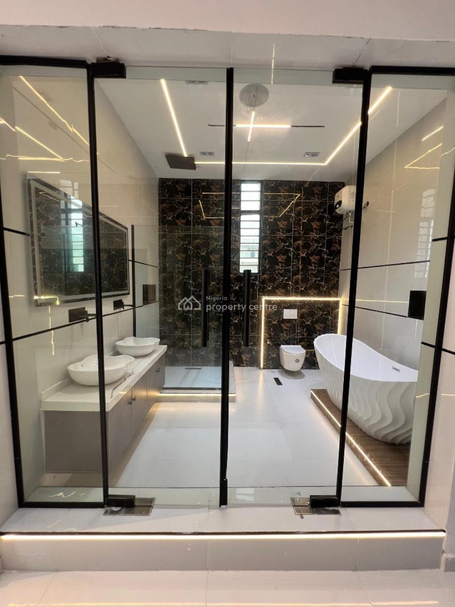 Elegant 5 Bedroom Detached with Pool, Home Automation & Bq in a Secure, Chevron, Flood Free, Automated Home, Secured Estate, Lekki, Lagos, Detached Duplex for Sale