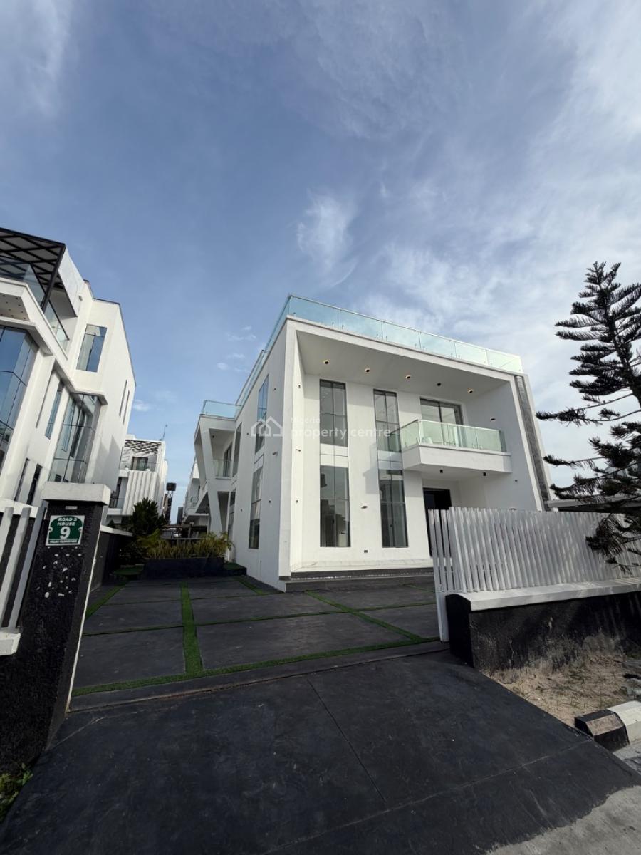 Massive 5bedrooms House with Bq, Palm Estate Beside Pinnock Beach, Osapa, Lekki, Lagos, Detached Duplex for Sale