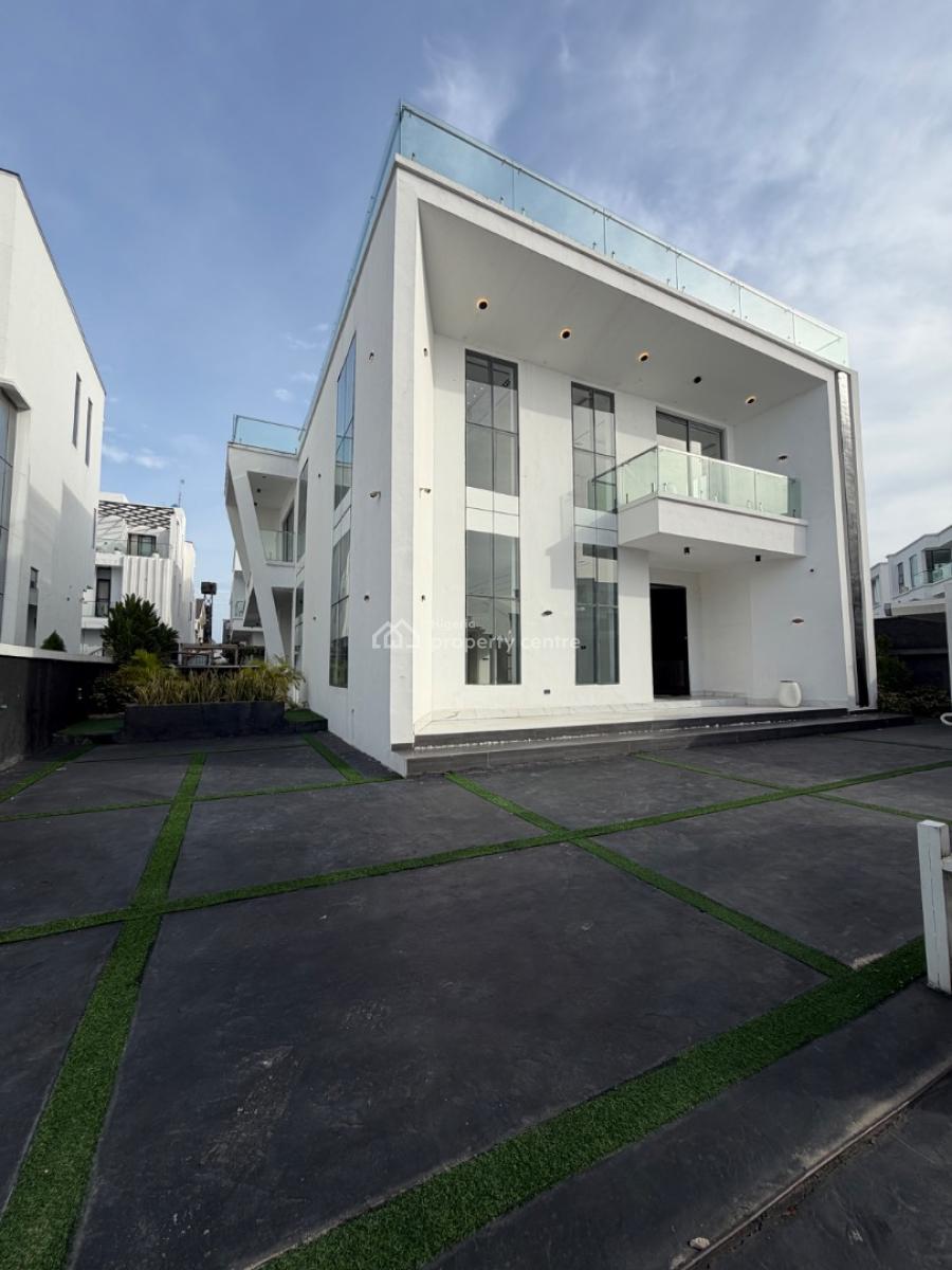Massive 5bedrooms House with Bq, Palm Estate Beside Pinnock Beach, Osapa, Lekki, Lagos, Detached Duplex for Sale