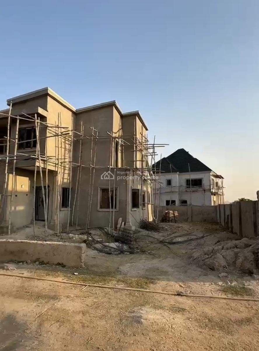 3bedroom Fully Detached Duplex Carcass, Along  Von Estate Road Lugbe., Lugbe District, Abuja, Detached Duplex for Sale