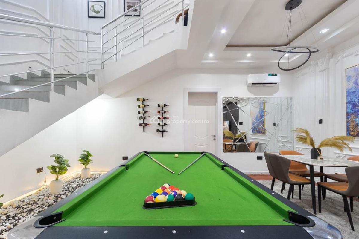 Beautiful 4br Duplex with Snooker, Pool & More, Off Admiralty Way, Lekki Phase 1, Lekki, Lagos, Flat / Apartment Short Let