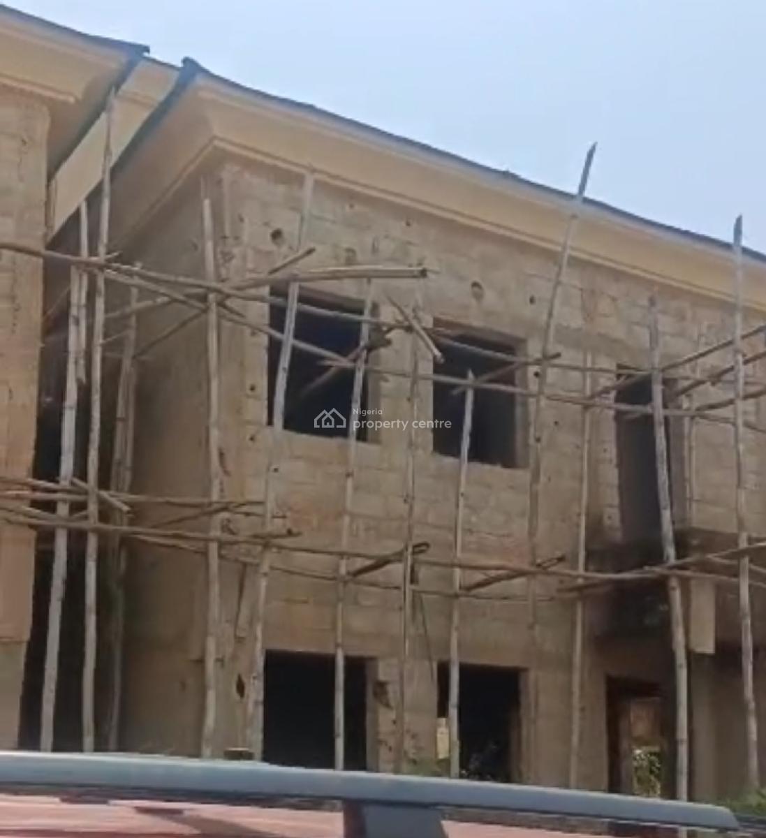 4bedroom Semi Detached Duplex Carcass, Game Village, Kukwaba, Abuja, Semi-detached Duplex for Sale