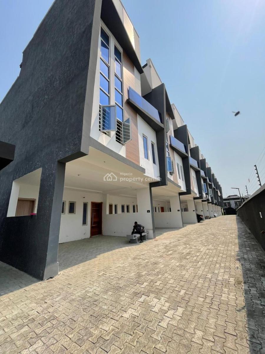 Meticulously Crafted 4 Bedroom Terrace Duplex with Bq & Pool, Ikate, Lekki, Lagos, House for Sale
